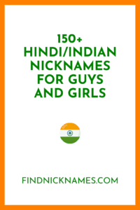 154 Hindi Indian Nicknames For Guys And Girls Find Nicknames