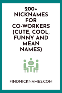200 Nicknames For Co Workers Cute Cool Funny And Mean Names