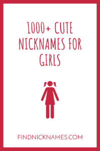 1000 Cute Nicknames For Girls With Meanings Find Nicknames - cool girl nicknames list