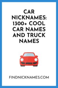 Car Nicknames 1300 Good Car Names And Truck Names