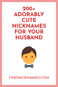 200 Cute Funny And Sexy Nicknames For Your Husband Find Nicknames