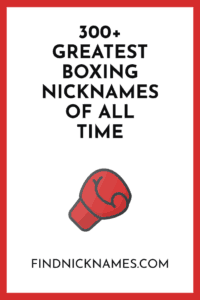 Boxing Nickname Generator