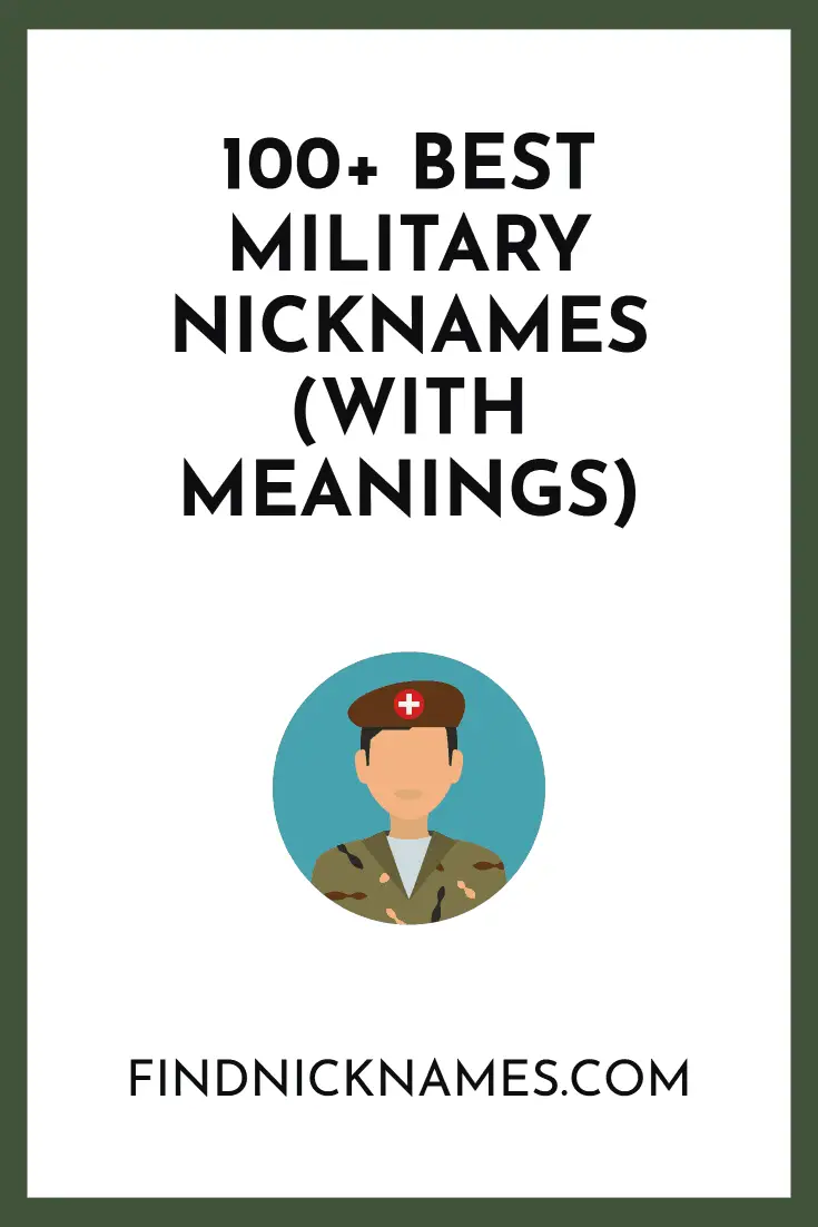 Common Military Nicknames