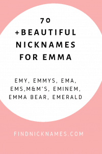 70 Beautiful Nicknames For Emma Find Nicknames - cool usernames for roblox unisex