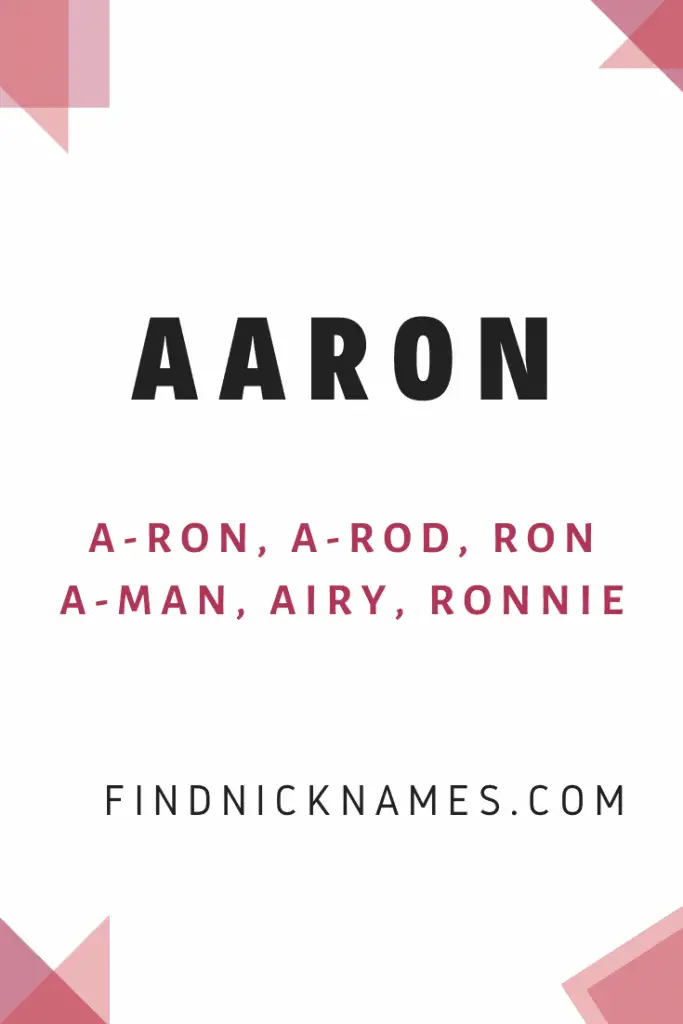 25-awesome-nicknames-for-aaron-find-nicknames