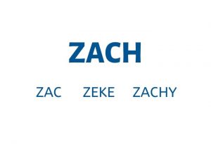 Nicknames for Zach