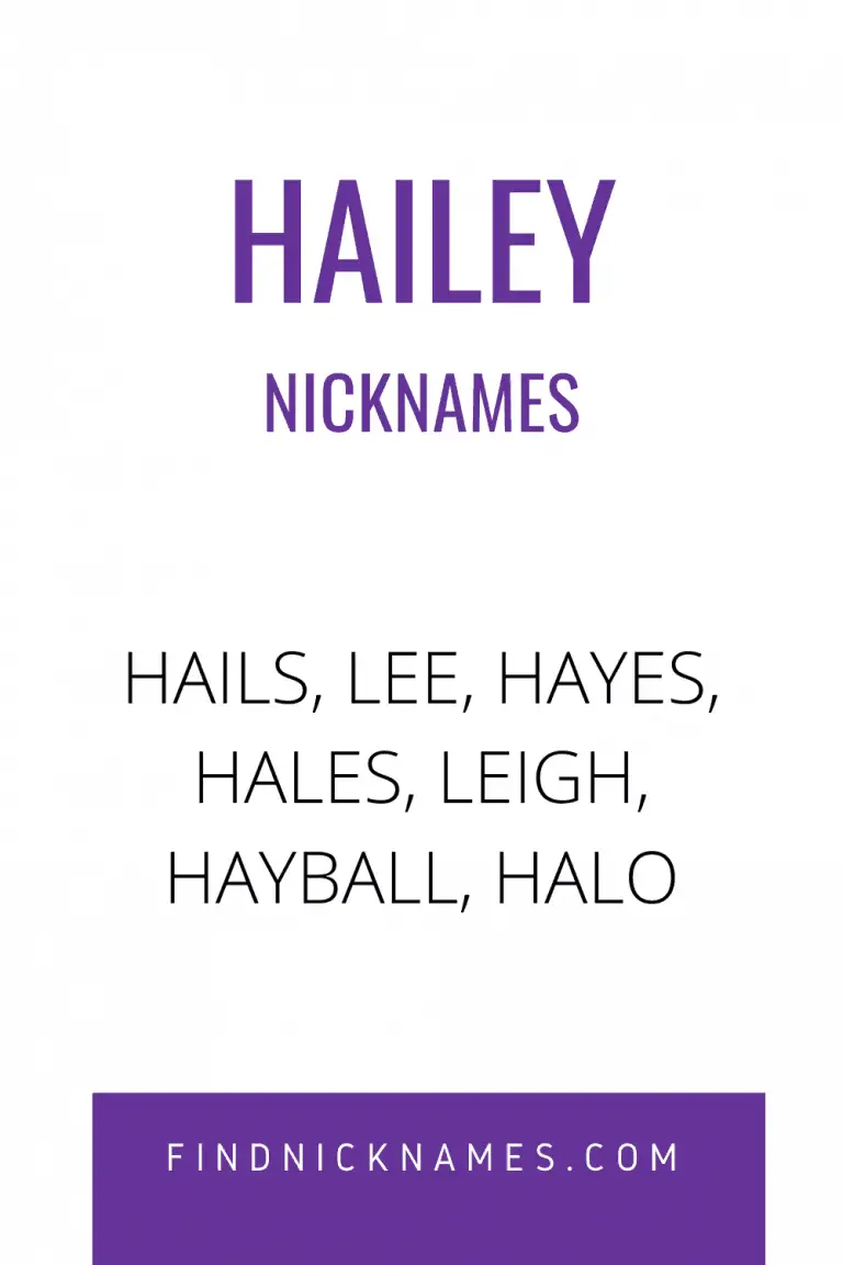 40+ Popular and Creative Nicknames for Hailey — Find Nicknames