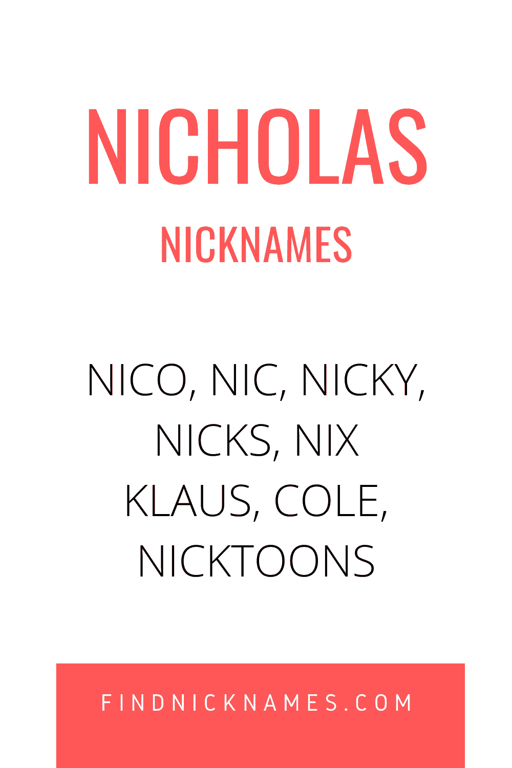 What Are Nicknames For Nicholas