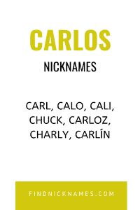 Carlos Nicknames