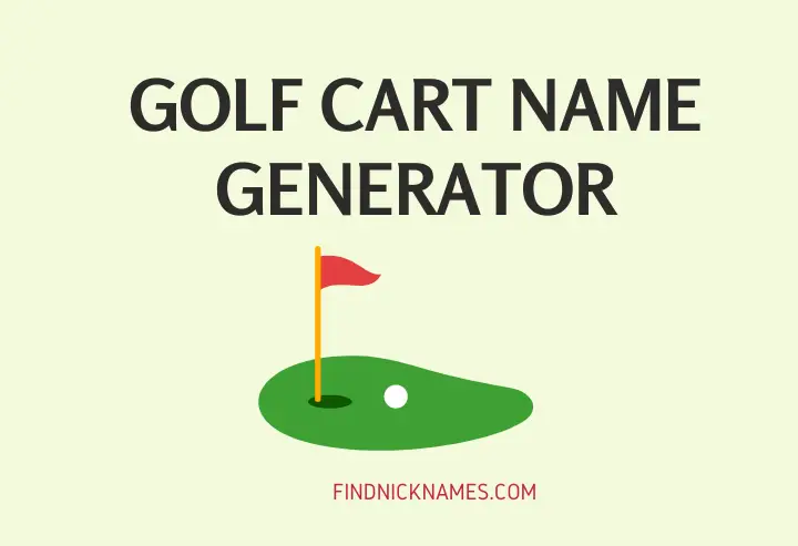 Golf Cart Name Generator