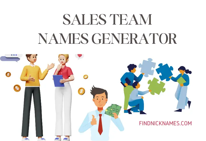 Sales Team Names Generator