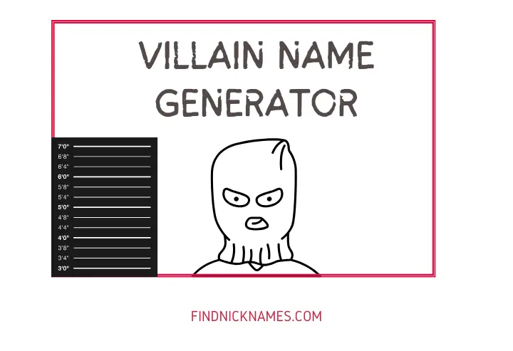 Villain Name Generator