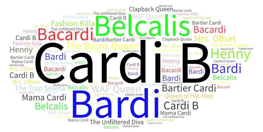 Cardi B Nicknames