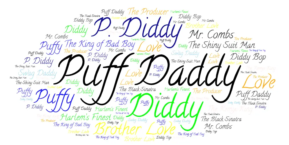 P. Diddy Nicknames